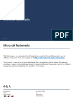 Microsoft Trademarks List February 2024