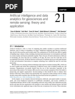 Artificial Intelligence and Data Analytics For Geosciences and Remote Sensing: Theory and Application