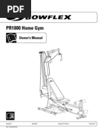 PR1000 Home Gym: Owner's Manual