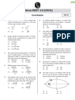 Gravitation - DPP-03 (Of Lecture 05) - Yakeen 3.0 2024