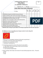 Lks 2 Pancasila Tema 5 Pengamalan Sila Pancasila Di Rumah (Checked)