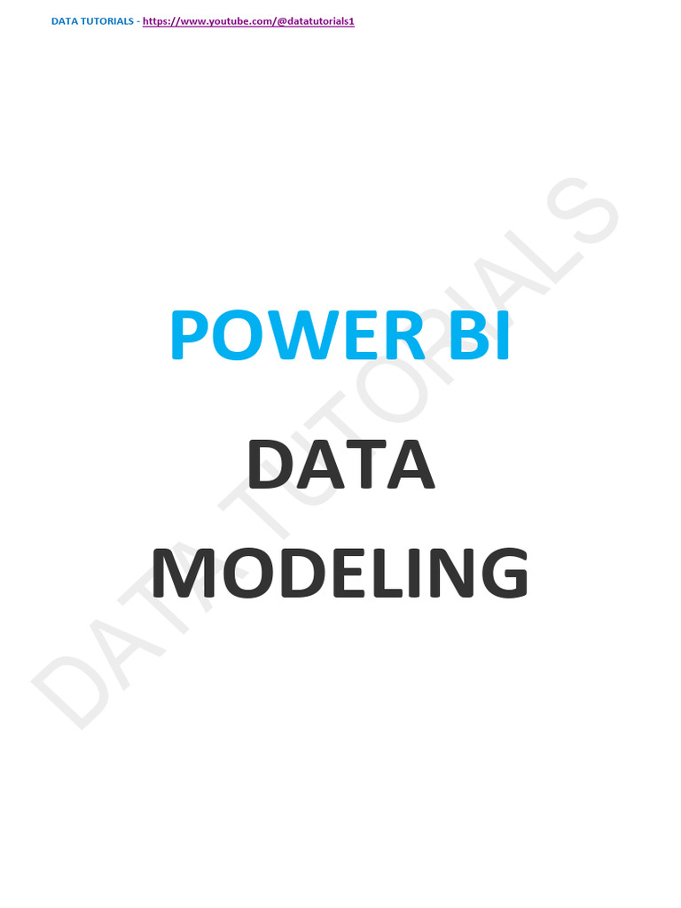 Power BI Data Modeling Techniques | PDF | Cybernetics | Computing