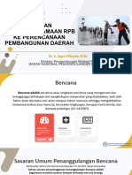 RPB Dan Pengarusutamaan Ke Perencanaan Pembangunan Daerah