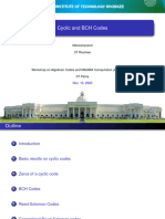 Cyclic and BCH Codes