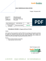 Swab Result - Dra Sufia Julita