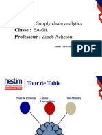 Cours Magistral Supply Chain Analytics