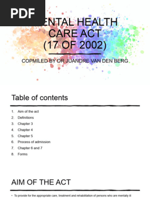Mental Health Care Act