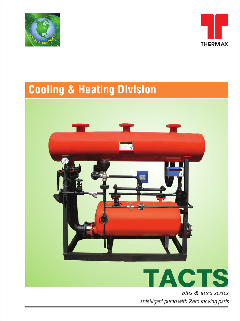 Thermax TACTS Condensate Pump Guide | PDF | Water | Boiler