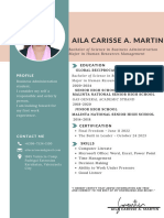 Aila Carisse Martin CVPDF