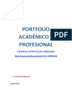 Portfolio Academico y Profesional