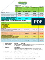 RETAIL PRICE LIST Effective 01.09.23