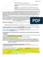 FICHE METHODE Analyse Texte 2022