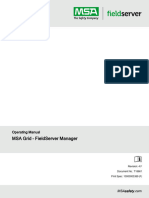 MSA Grid-FieldServer Manager Start-Up Guide