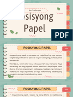 Posisyong Papel