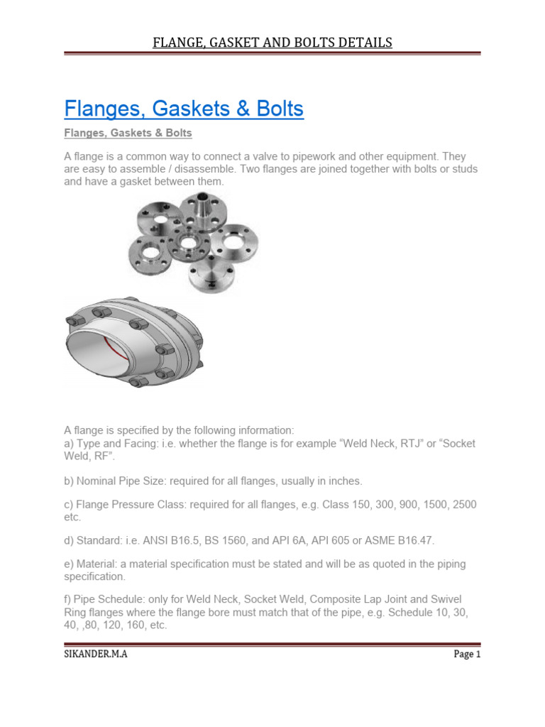 WHAT IS A FLANGE CONNECTION intelligence overview