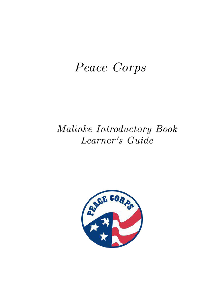 Malinke Language Learner's Guide | PDF | Preposition And Postposition ...