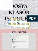 Dosya Klasor Islemleri