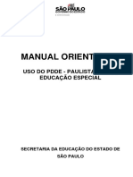 Manual Orientador PDDE - Ed. Especial