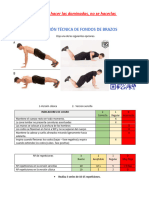 Básicos de Fuerza Con Técnica y Ficha