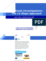 Outbreak Investigations-The 11 Steps Approach - Lukfaz