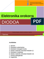 Elektronika Orokorra: Diodoa