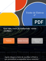 Feirão de Eletivas 6º e 7º ANO