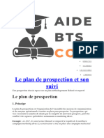 Calcule de La Rentabilité Des Prospections