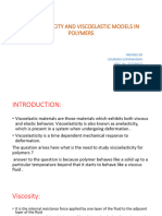 Viscoelasticity and Viscoelastic Models in Polymers