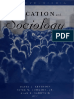 Education and Sociology. An Encyclopedia (David L. Levinson, Alan R. Sadovnik) (Z-Library)