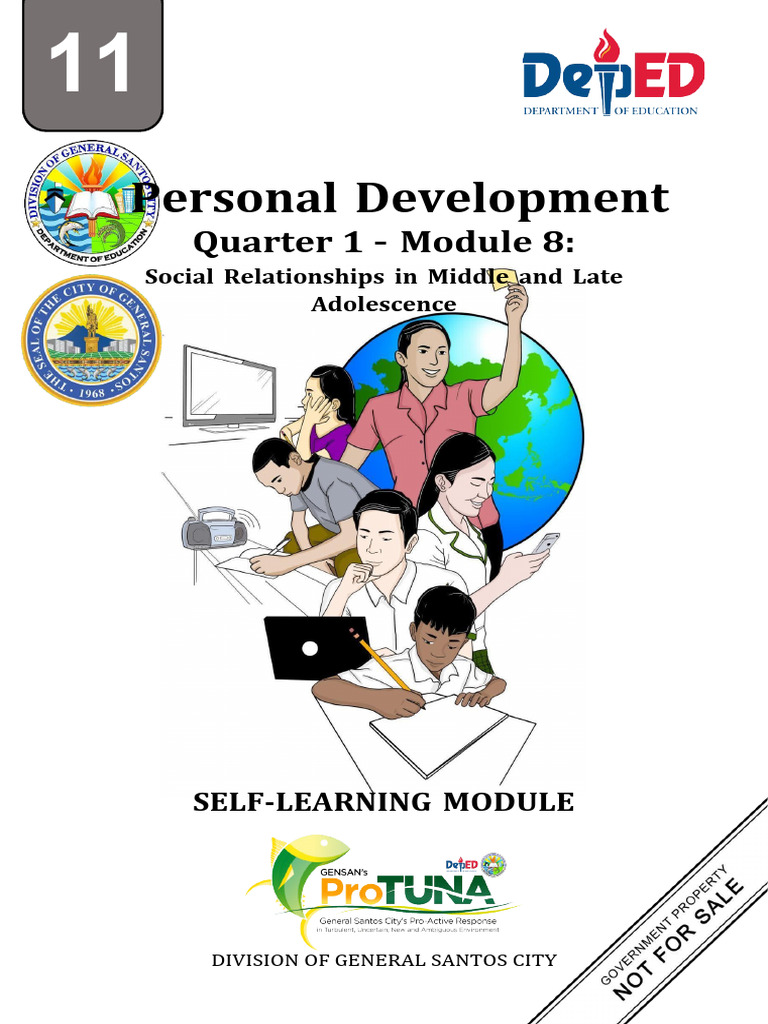 MODULE 3 Social Relationships in Middle and Late Adolescence SLM | PDF ...