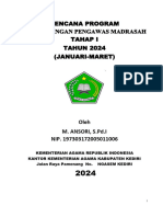 Template Rencana Kerja Pendampingan Pengawas Madrasah 2024 Tahap I Pokjawasmadnas