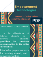 Lesson 2 Online Safety