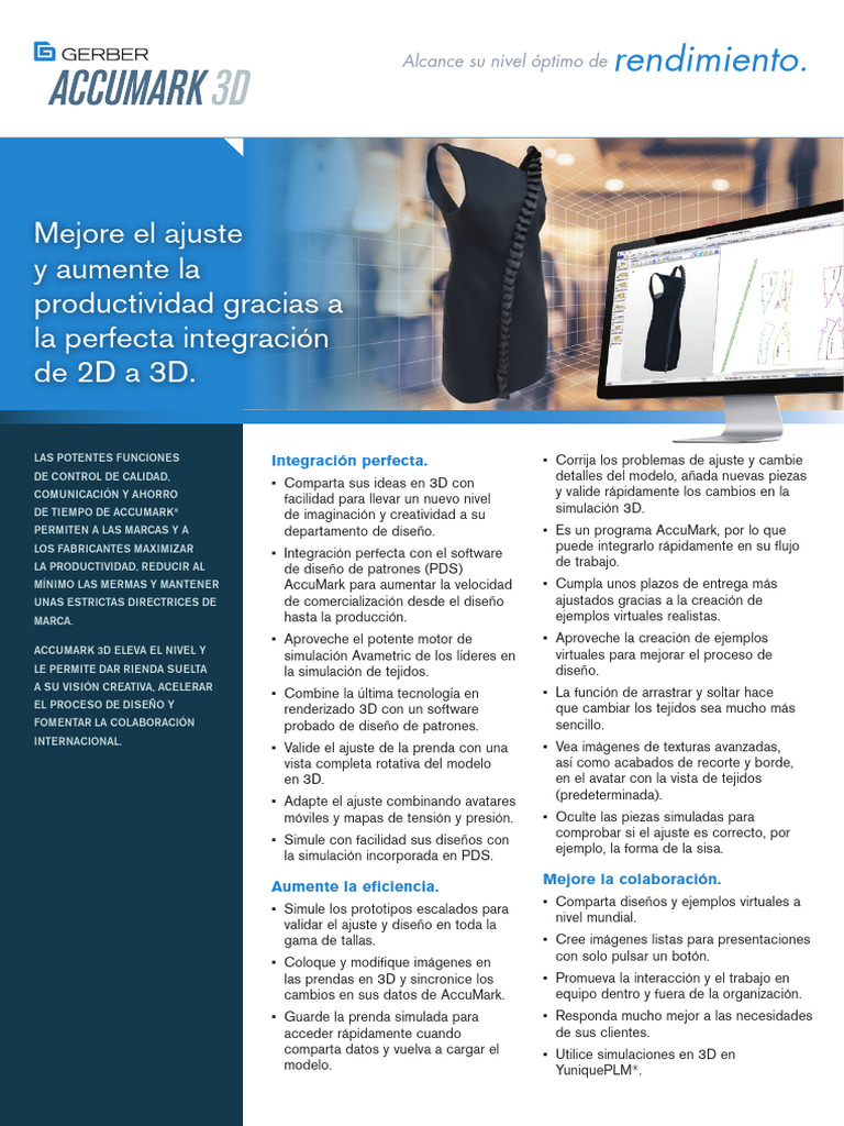 ES-AccuMark 3D V12-2 Product Sheet | PDF | Unidad de estado sólido ...