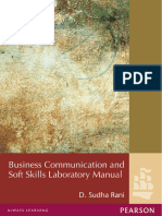 D Sudha Rani - Business Communication and Soft Skills Laboratory Manual-Pearson Education (2011)