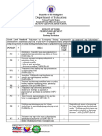 Budget of Work Grade 10