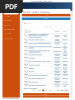 Google Hacking Database (GHDB) - Google Dorks, OSINT, Recon