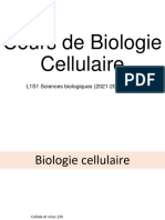 Cours de Biologie Cellulaire Sciences Biologiques (2021-2022) - 21022022-1