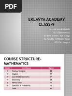 Class-9 Mathematics