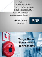 Hakan ÇAKMAK 145912023 Yangın Alarm Sistemleri