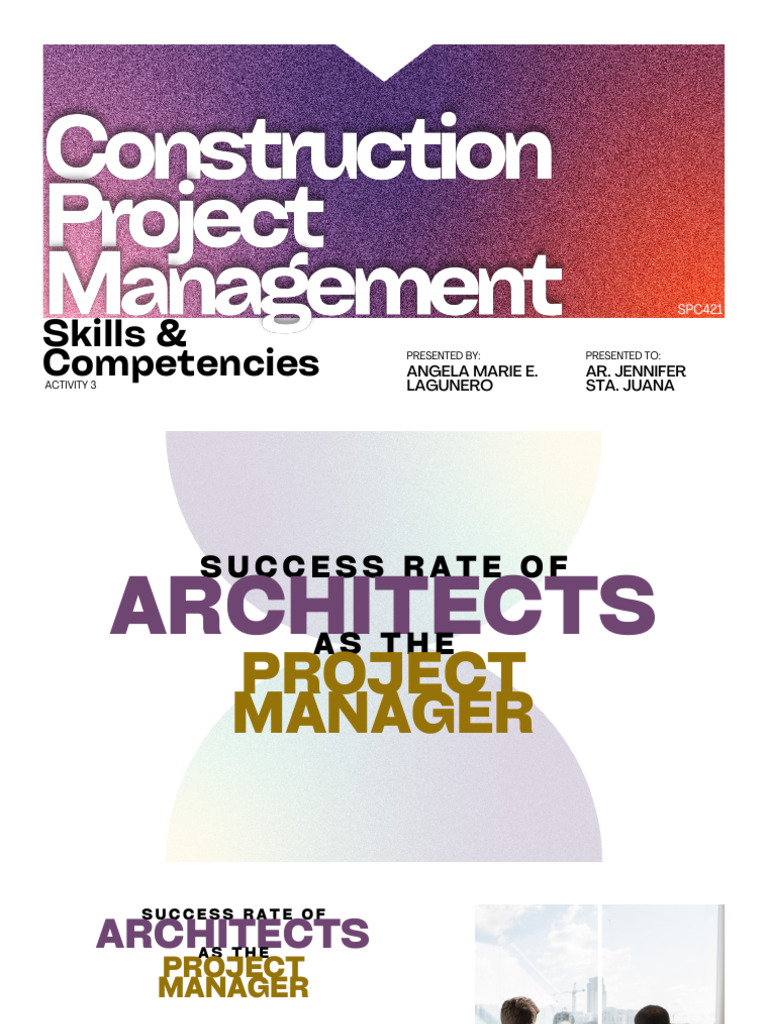 Construction Project Management Skills and Competencies | PDF ...