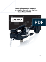 Manual de Utilizare Dymo Rhino m1011 Kit7313