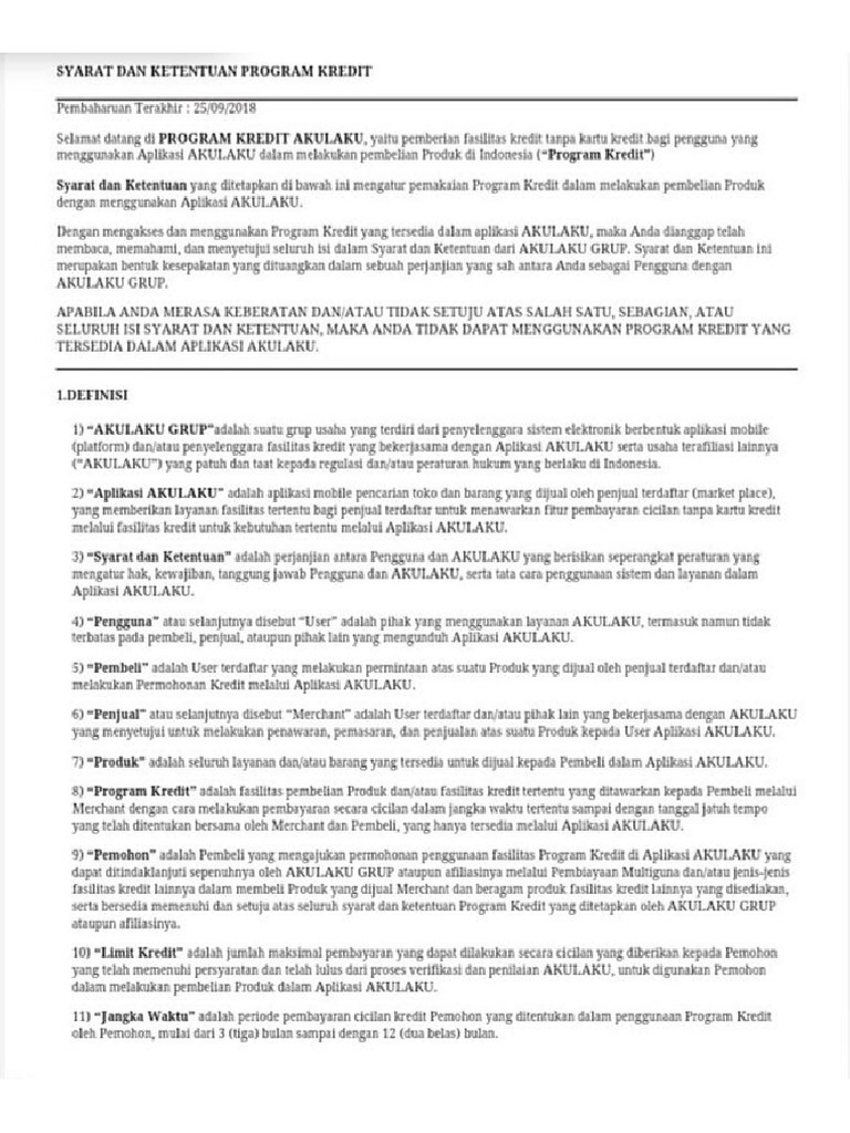 Surat Perjanjian APK AKU LAKU PDF