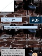 Rule 119 - Trial