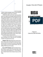 Incomplet - Rusia. O Scurta Istorie de La Rusia Kieveana Pana in Prezent - Christopher Ward, John Thompson