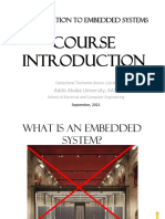 Lecture 1 - Introduction Embedded Systems