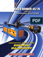 Erco Bender 45/76: Bending Machinery Bending Bending Machinery Machinery Bending Machinery
