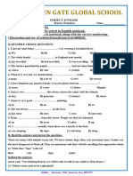 G4 Eng Practice Sheet