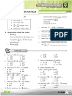 Matematika 9 - Bab 5 Bilangan Bentuk Akar