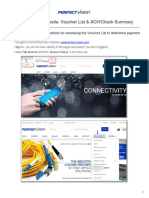 PerfectVision Website Voucher List ACH Check Summary Guide