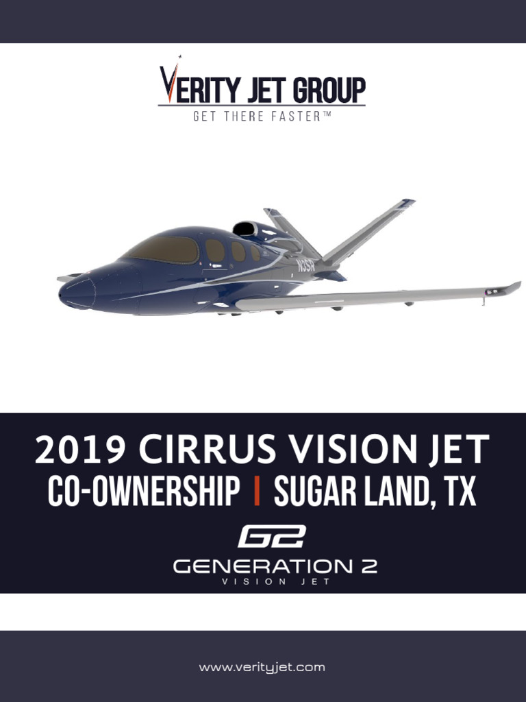 Cirrus Vision Jet Spec Sheet 4 | PDF | Vehicles | Transport